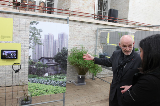 Opening of the exhibition 'Hands-On Urbanism 1850 - 2012. The Right to Green', March 14, 2012 at the Architekturzentrum Wien.